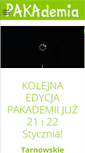 Mobile Screenshot of pakademia.paka.pl