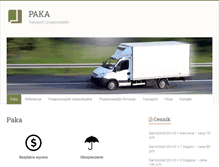 Tablet Screenshot of paka.net.pl